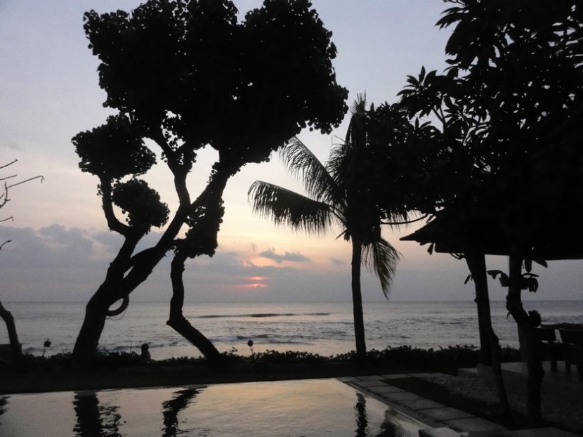 Blog mode Mélo l'imparfaite coucher de soleil Qunci villas Lombok breakfast