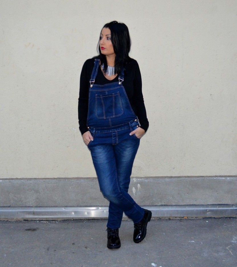 Blog mode melolimparfaite look casual salopette en jean