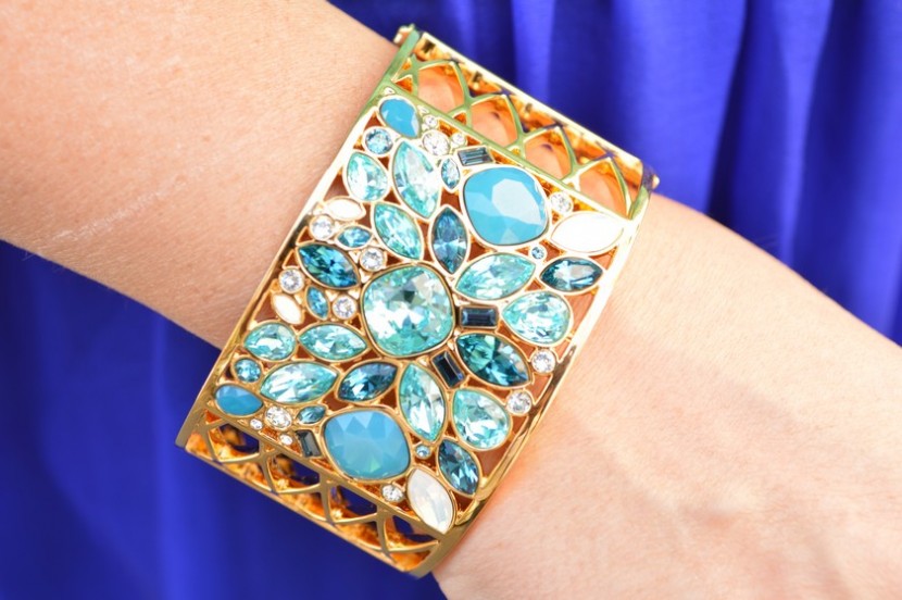 Blog mode melolimparfaite bracelet swarovski bleu