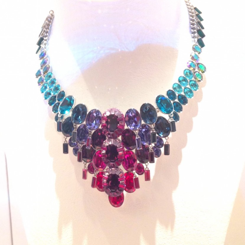 Blog mode melolimparfaitesoirée swarovski sea of sparkle collier multicolore