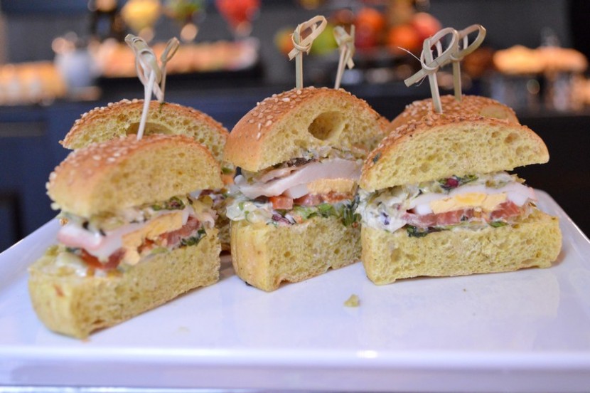 Blog mode melolimparfaite brunch de la table du huit mini-sandwichs