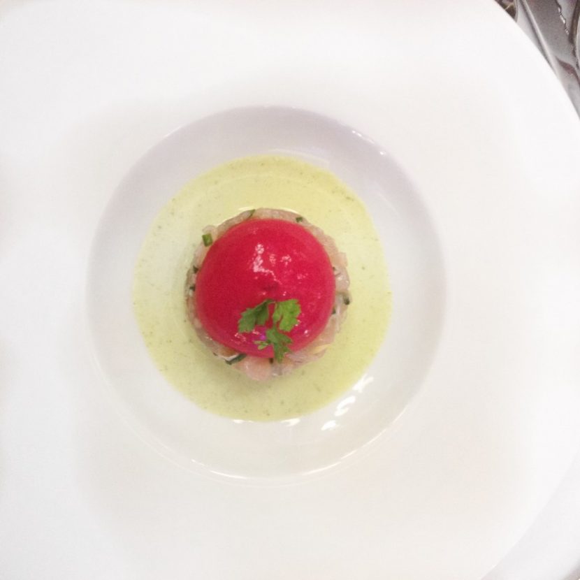 Blog mode melolimparfaite restaurant le petit sommelier avis tartare de daurade emulsion beterave