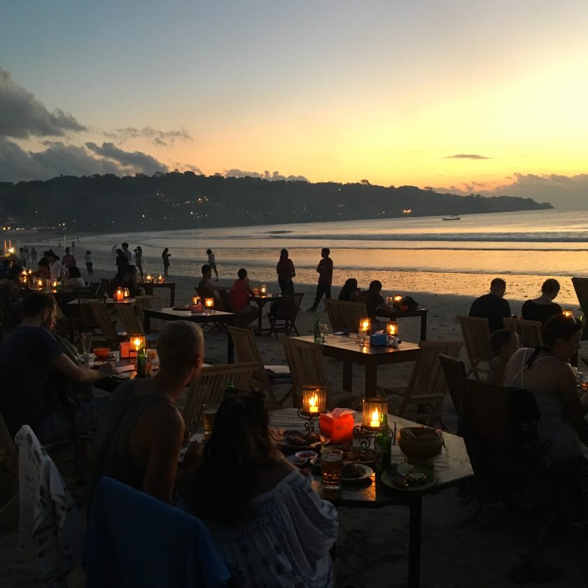 blog melolimparfaite diner jimbaran beach
