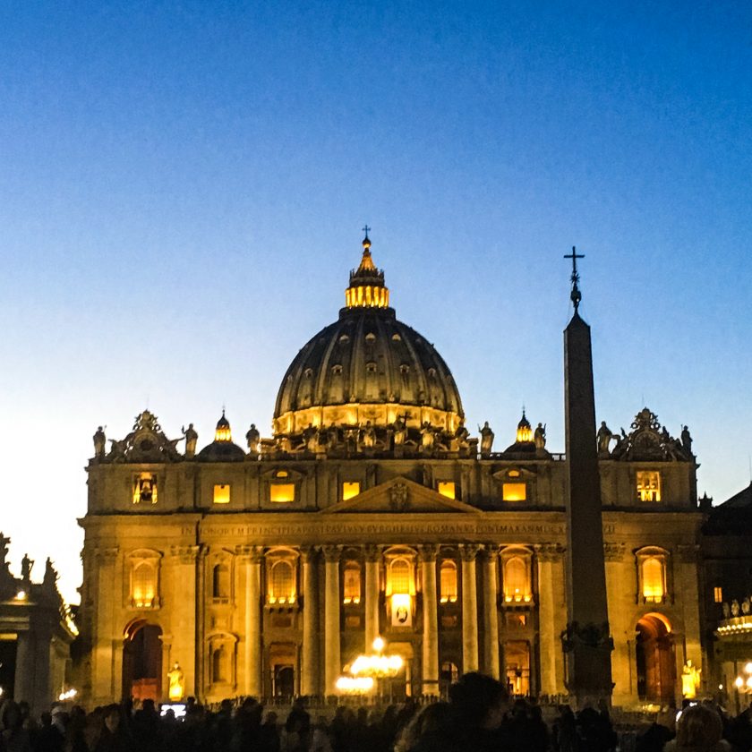 blog melolimparfaite vatican de nuit rome