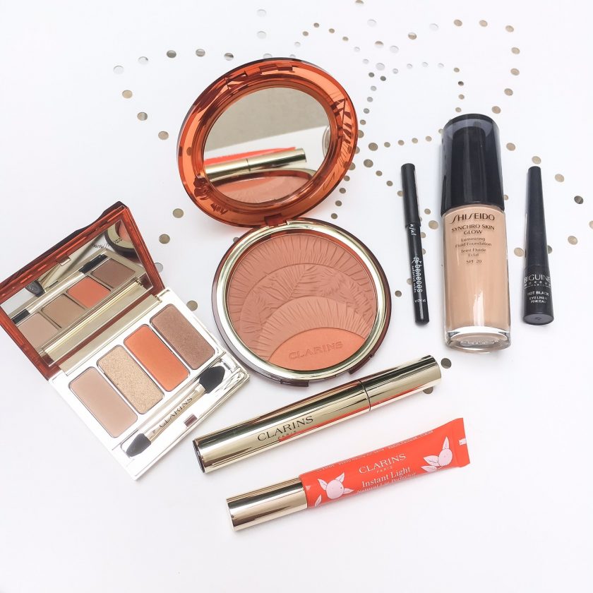Blog beaute melolimparfaite make up ete clarins shiseido produits