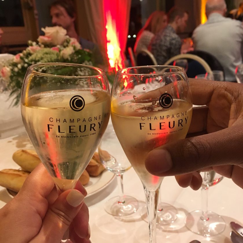 Blog melolimparfaite champagne cloture restaurant barriere festival du film britannique de dinard Clémence Poésy et Vincent Elbaz